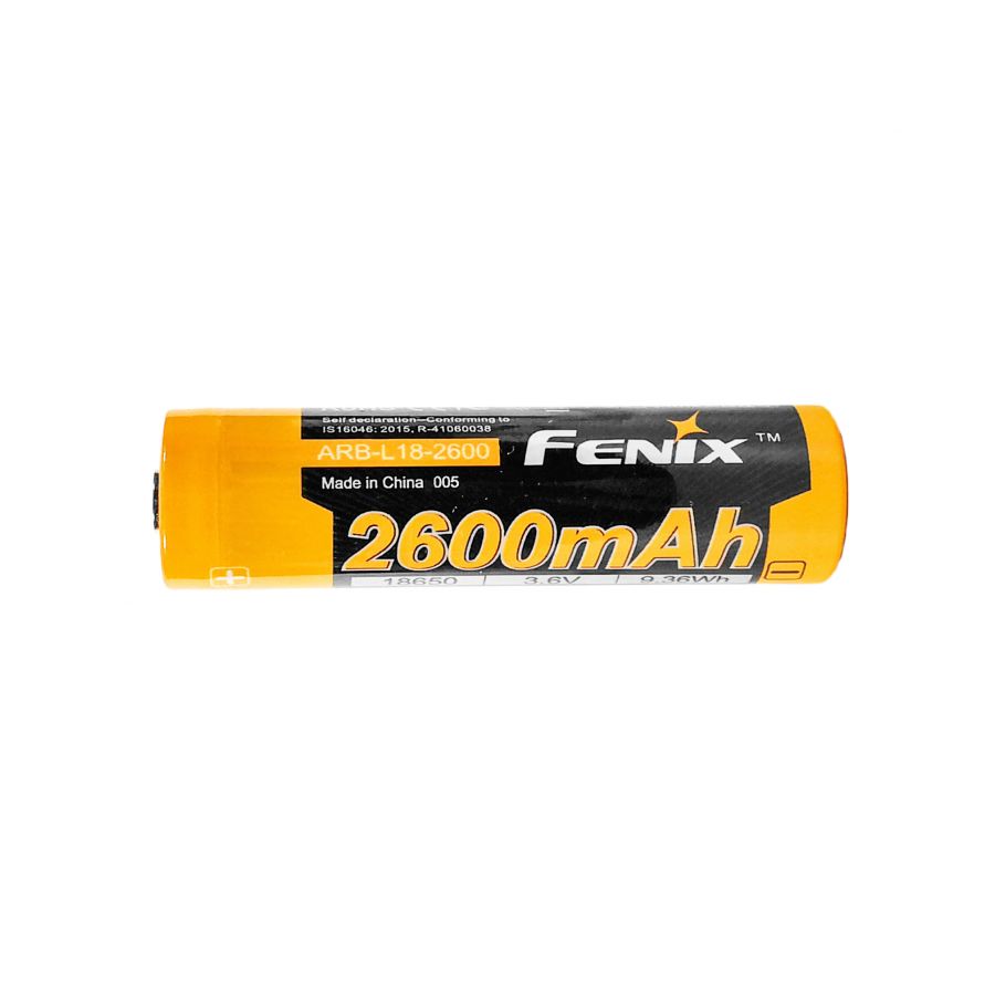 Fenix ARB-L18 battery (18650 2600 mAh 3.6V) 1/8
