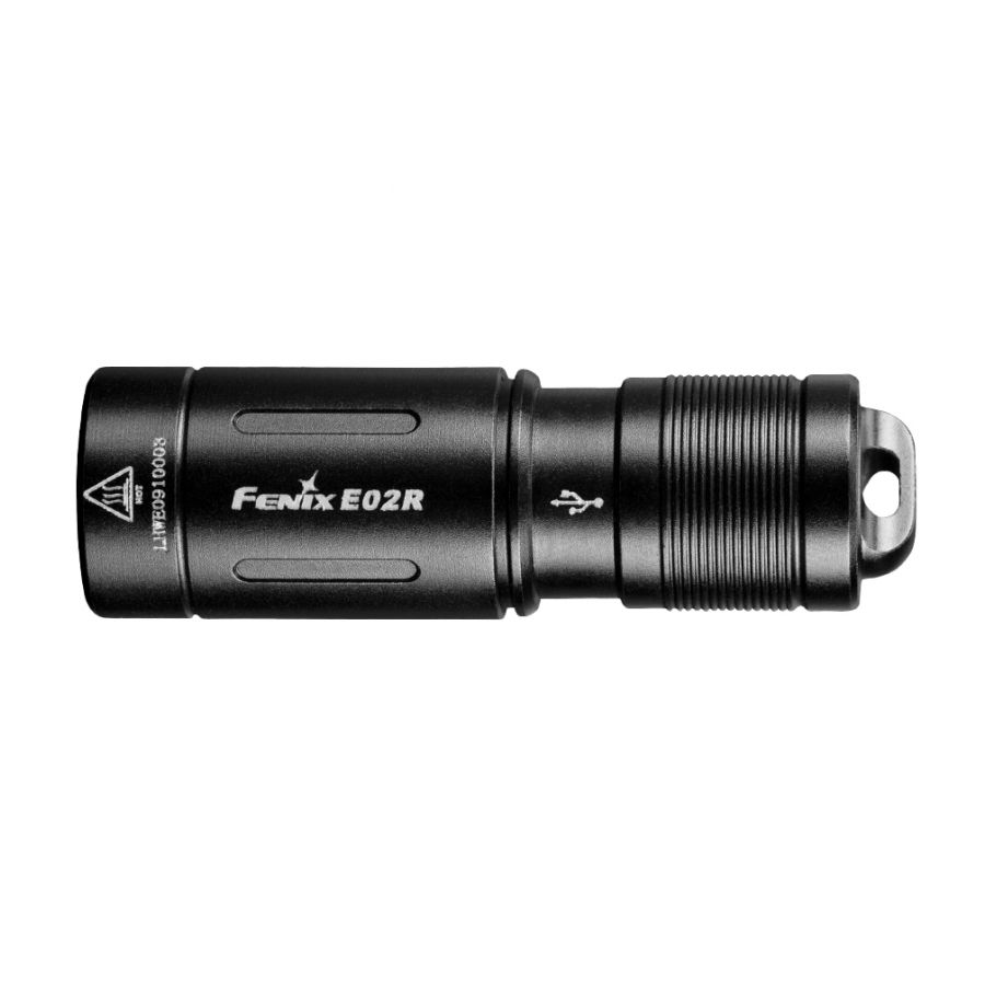 Fenix E02R LED flashlight black 1/12