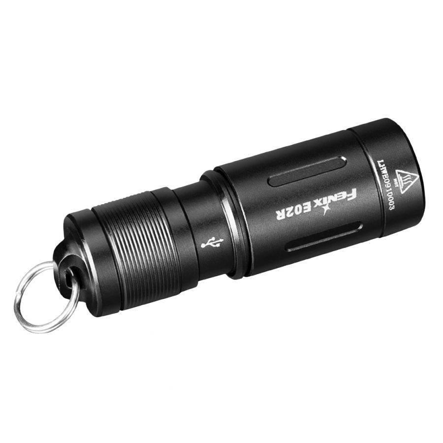 Fenix E02R LED flashlight black 3/12