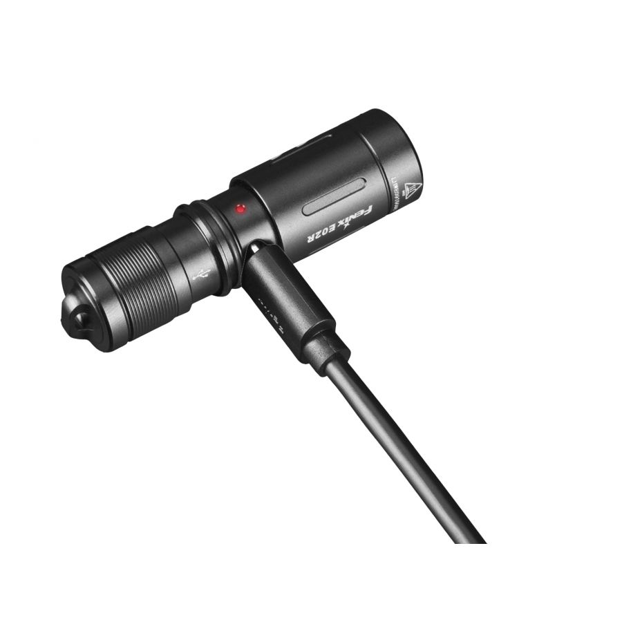 Fenix E02R LED flashlight black 4/12