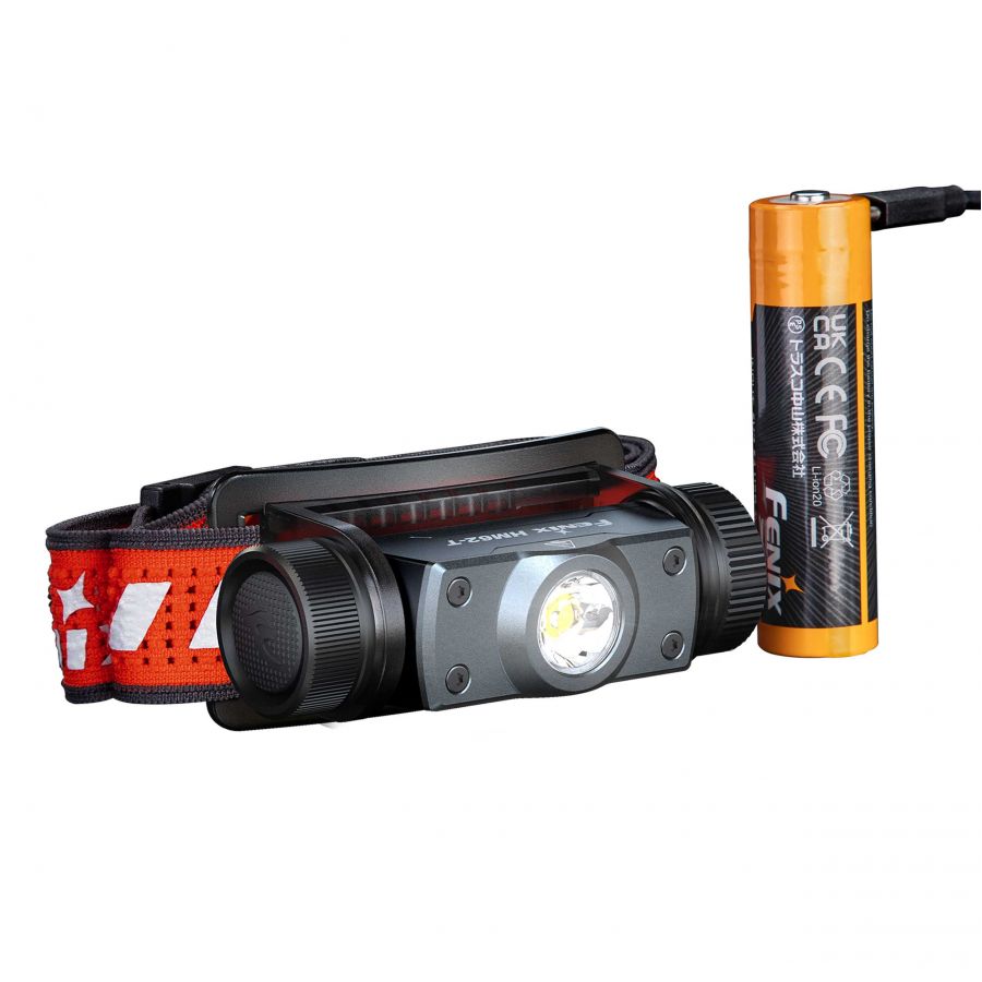 Fenix HM62-T LED flashlight - headlamp black 3/4