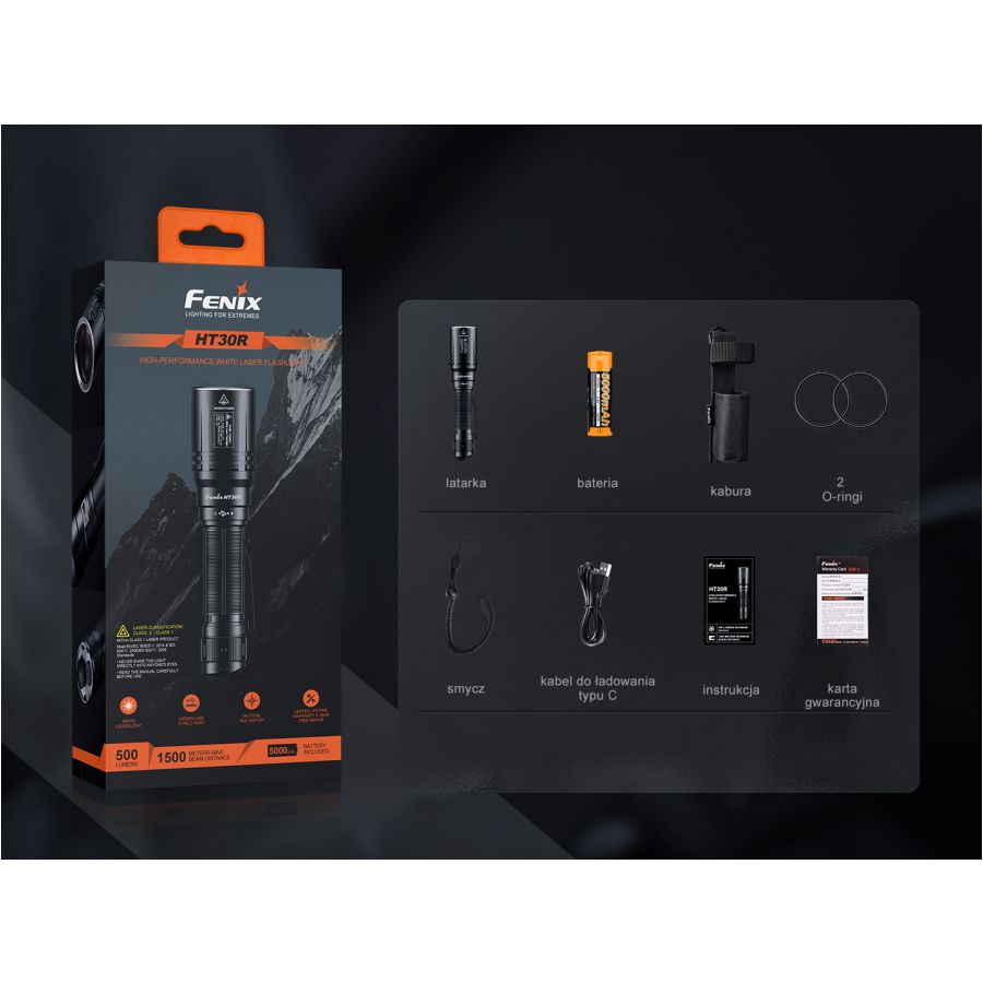 Fenix HT30R White Laser LED Flashlight – Fenix Store