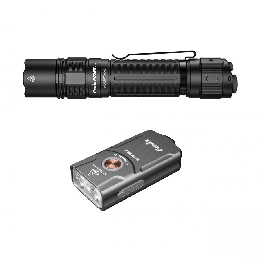 Fenix PD36R Pro LED flashlight set plus E03R s 1/8