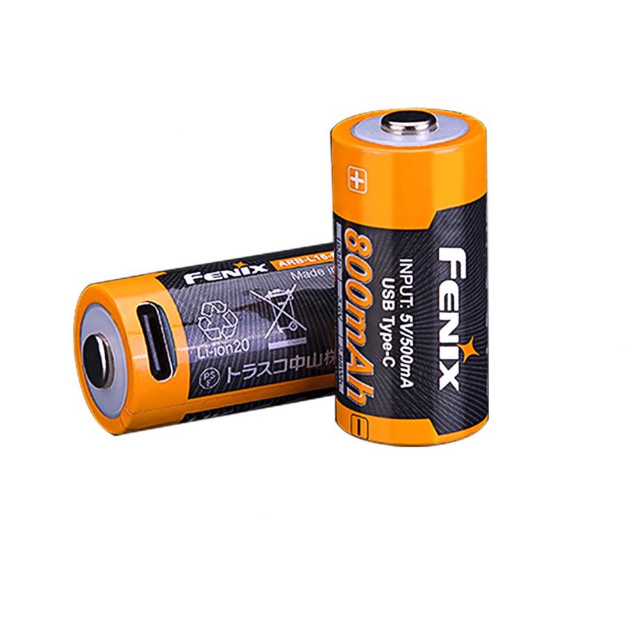 Fenix USB ARB-L16U battery (16340 800mAh 3.6V) 2/4