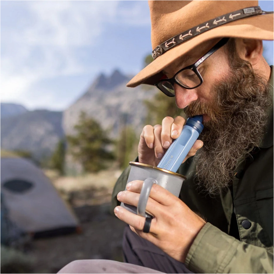 Filtr słomkowy do wody LifeStraw Peak Personal Dark Gray 3/8