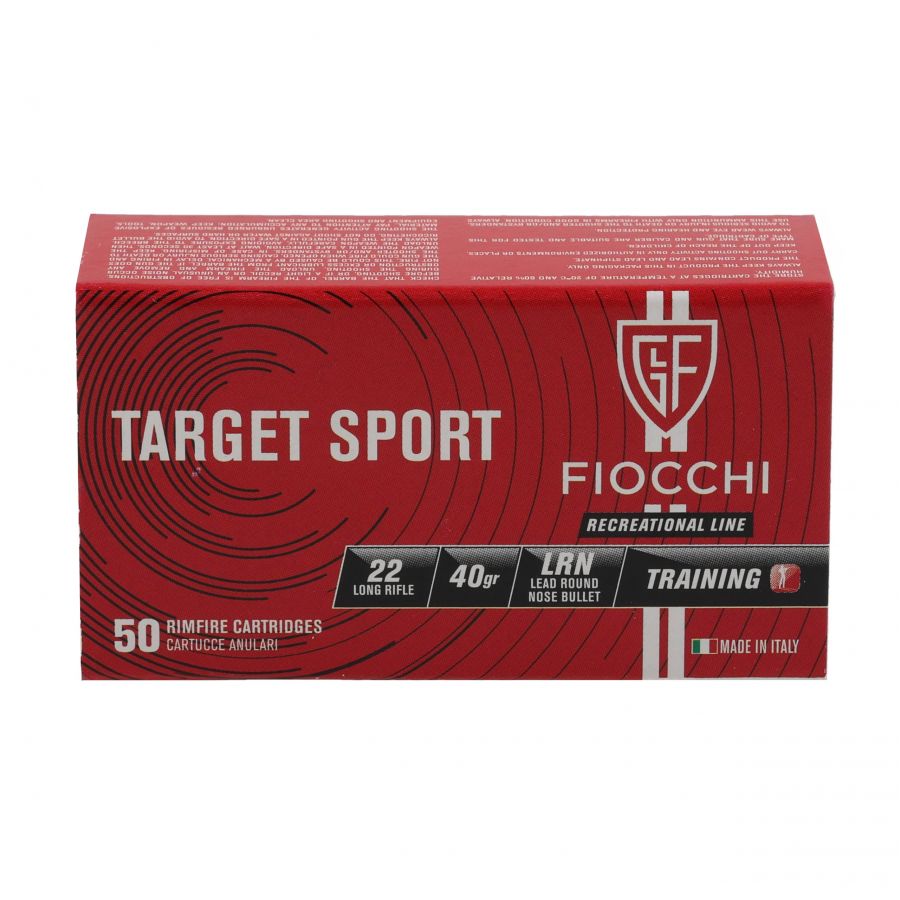 FIOCCHI .22LR TARGET SPORT LRN 2.59g/40gr ammunition 4/4