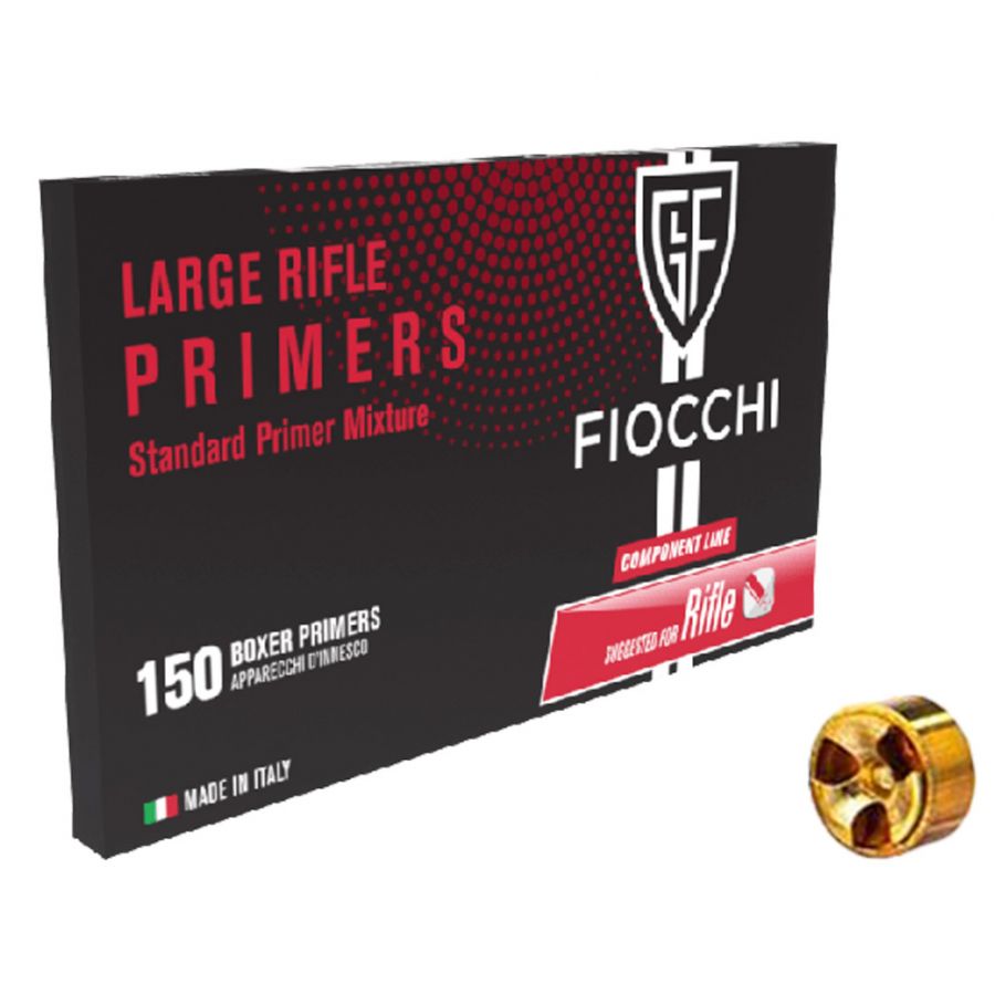 Fiocchi rifle primer large Brass 150 pcs. 1/2