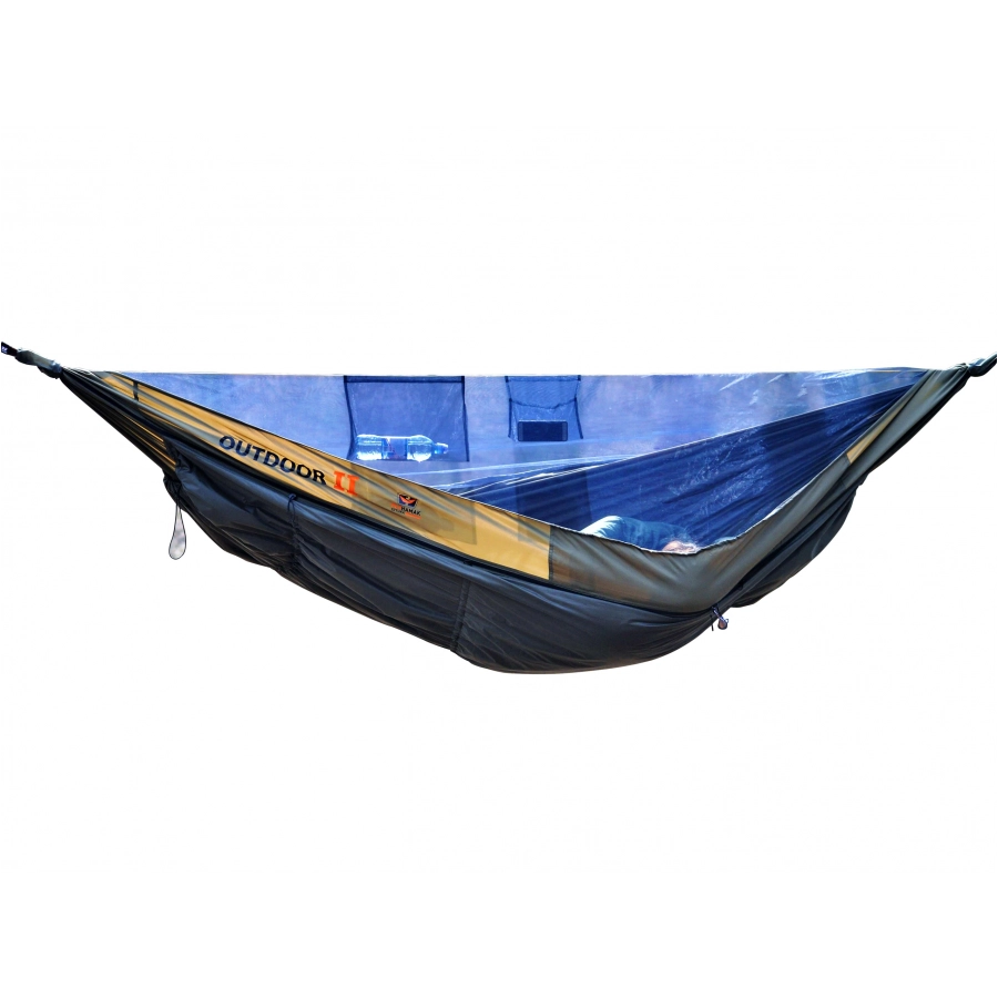 Flyhamak OutDoor II dark olive green hammock. 1/8