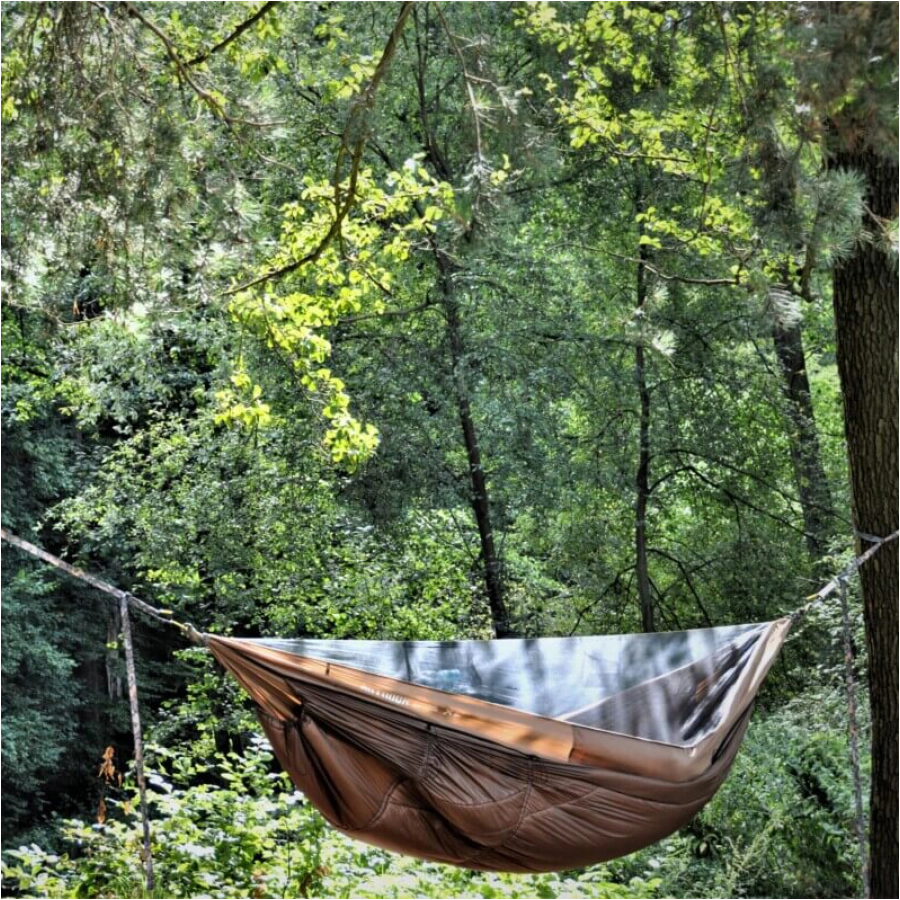 Flyhamak OutDoor II XL dark olive green hammock. 2/9