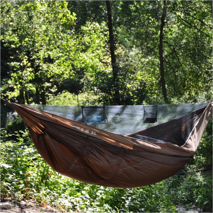 Flyhamak OutDoor II XL dark olive green hammock. 3/9