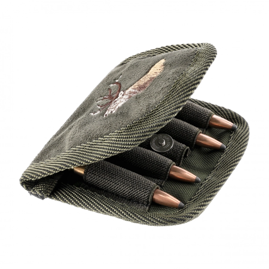 Forsport 4 shotgun belt pouch, olive green 2/4