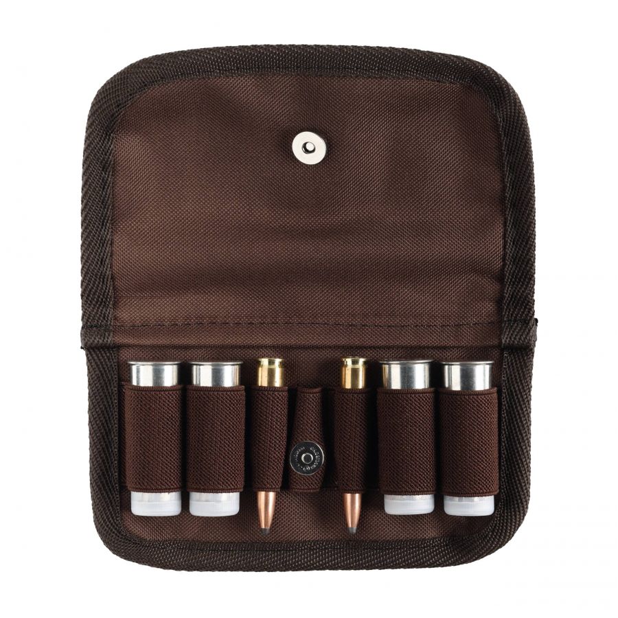 Forsport pouch 2 bullets and 4 shotgun shells, bronze 3/4