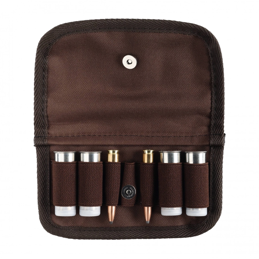 Forsport pouch 2 bullets and 4 shotgun shells, bronze 3/4