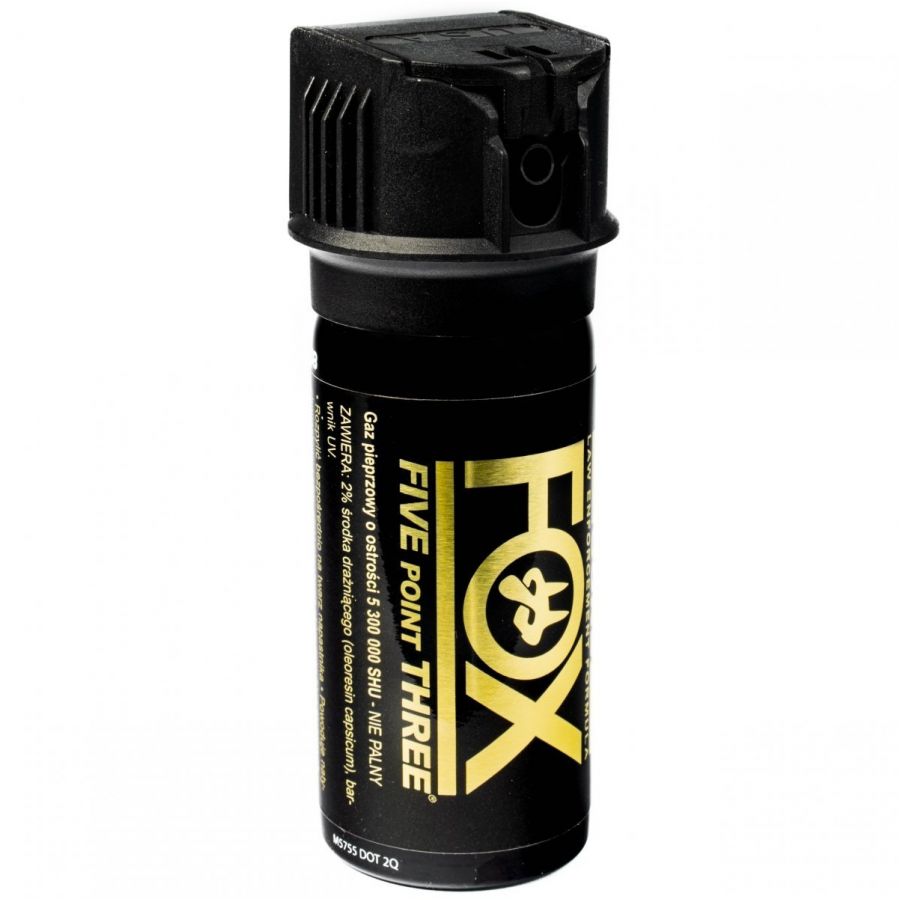 Fox Labs 5.3 pepper spray 43ml 1.5oz cone 3/9