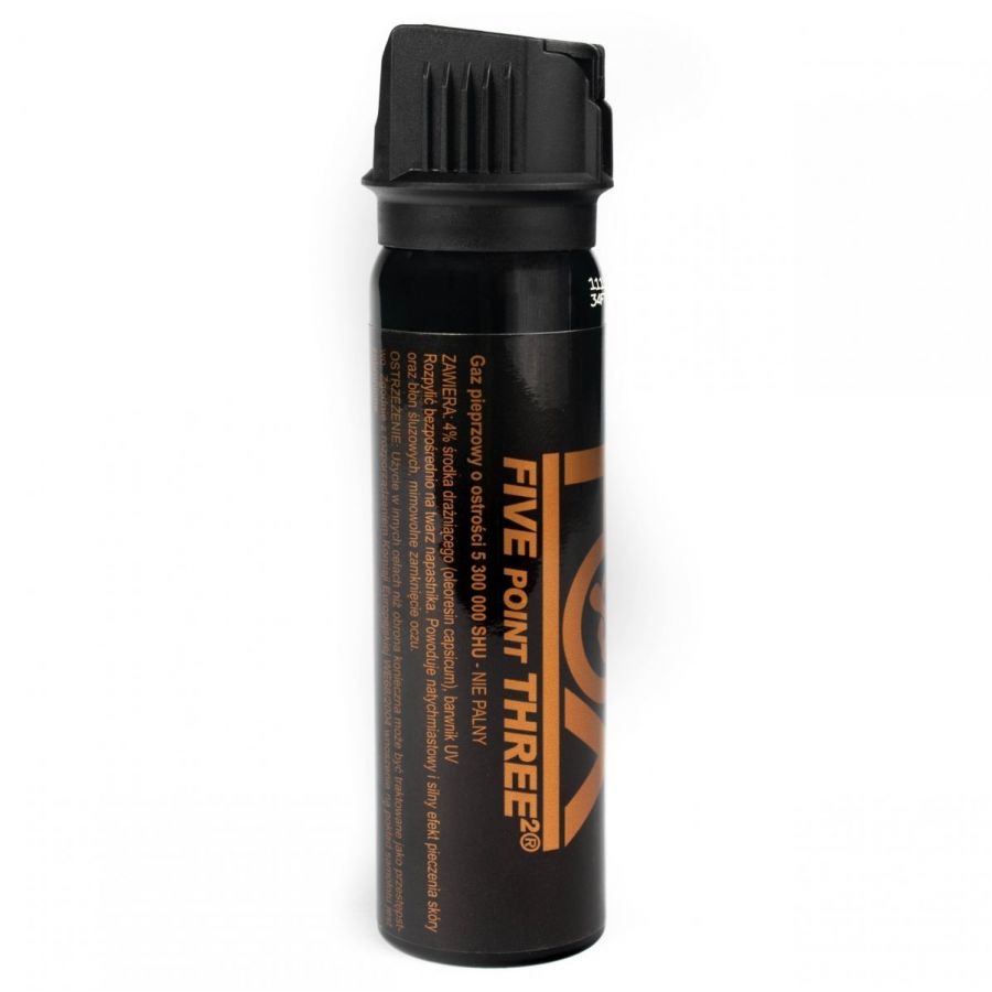 Fox Labs 5.3 pepper spray 85ml 3.0oz cone 2/15