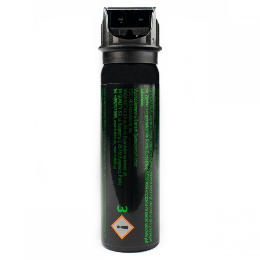 Fox Labs Mean Green 89 ml cone 3.0 pepper spray 3/10