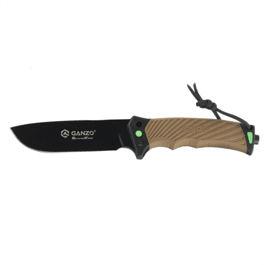 Ganzo fixed blade knife G8012V2-DY flintlock 1/8