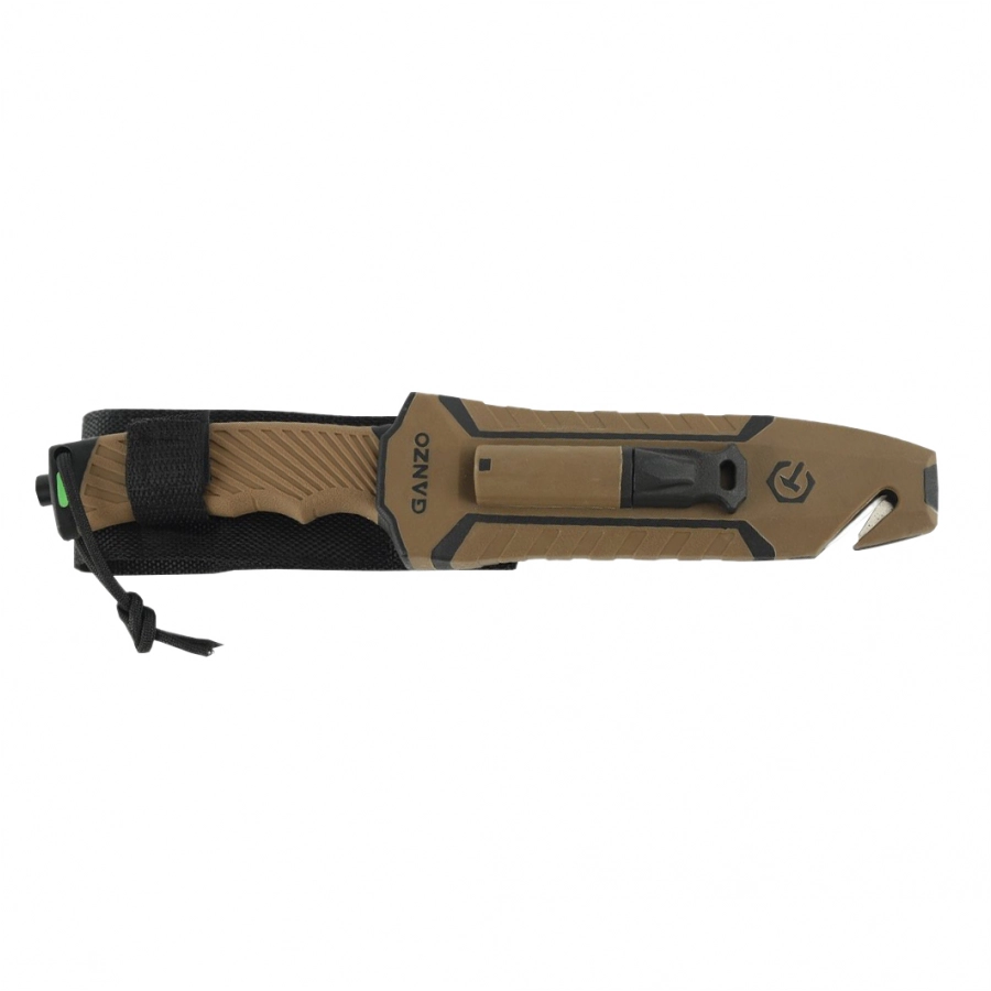 Ganzo fixed blade knife G8012V2-DY flintlock 2/8