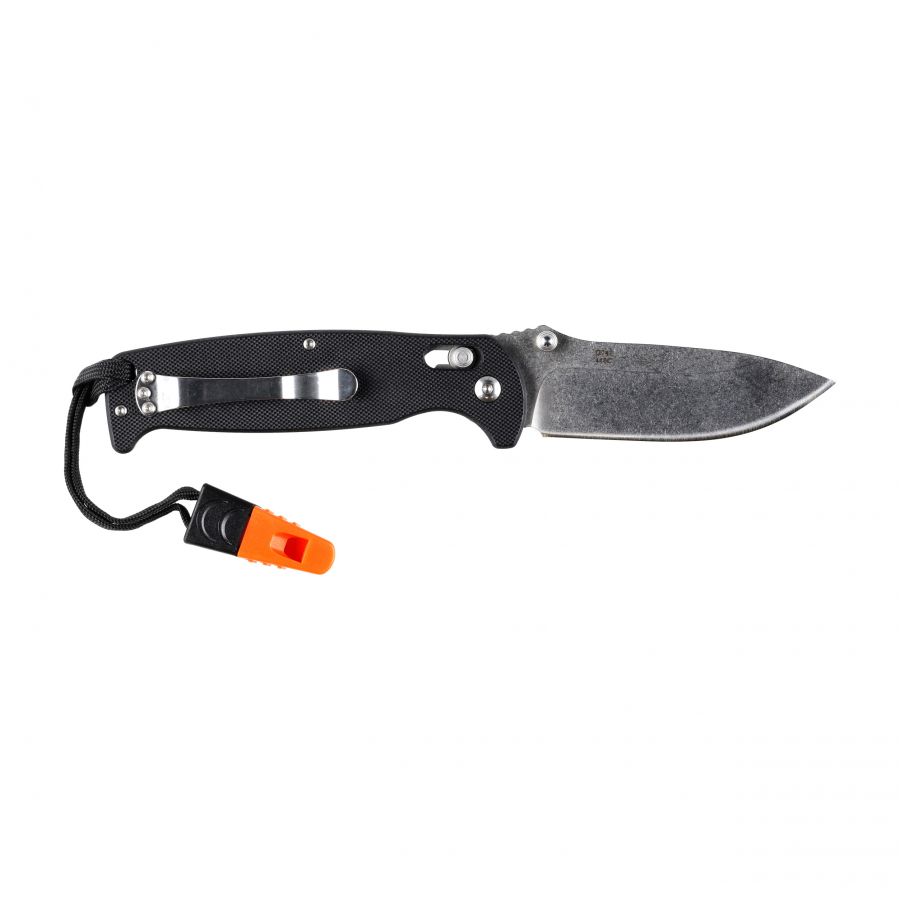 Ganzo G7412-BK-WS folding knife with whistle 2/6