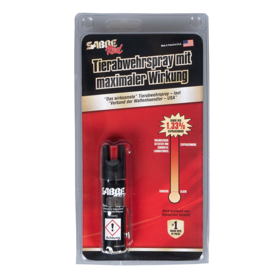 Gaz pieprzowy Sabre Red Clip 22.2 ml 1/2