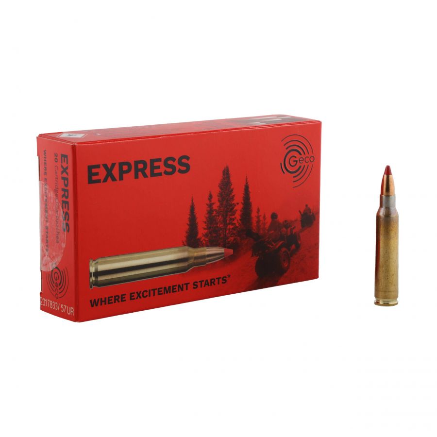 GECO ammunition cal. .223 Rem TM EXP. 3,56 g 1/4