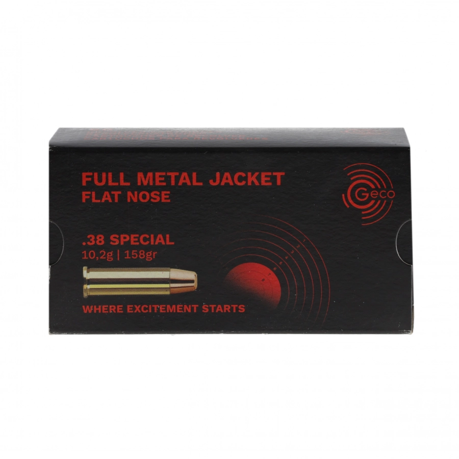 GECO ammunition cal. 38 SPL FMJ FN 10.2g 4/4