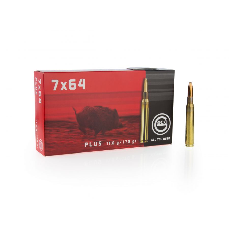 GECO ammunition cal. 7x64 Plus 11 g 1/2
