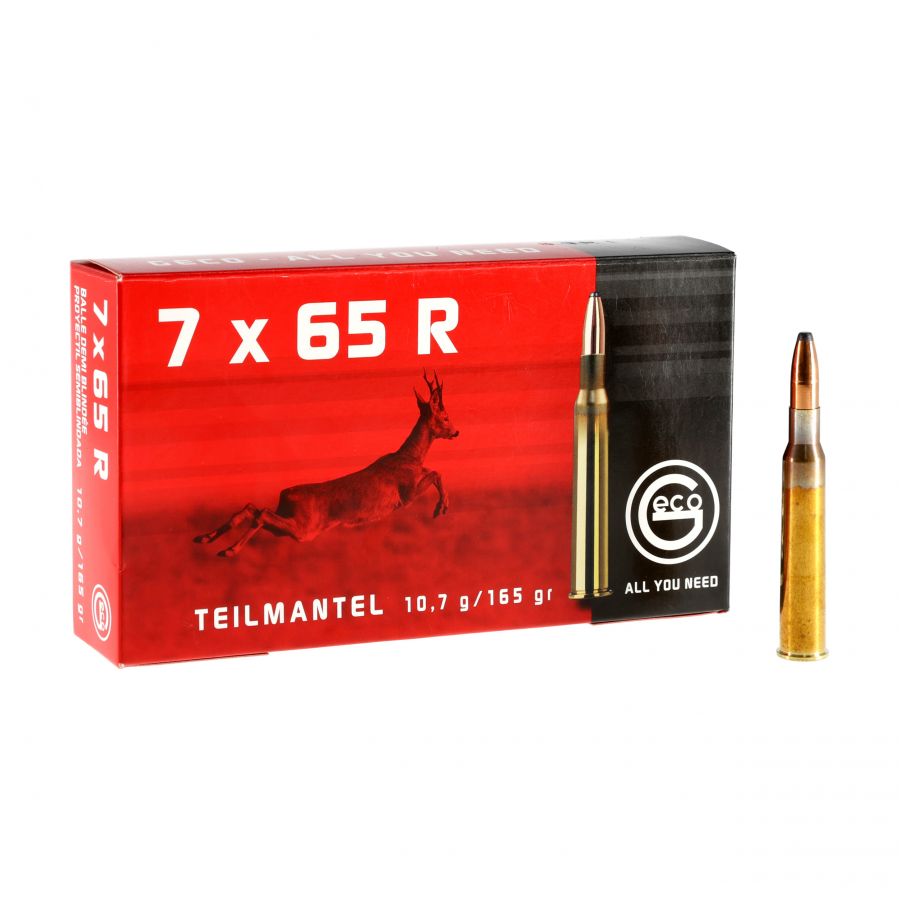 GECO ammunition cal. 7x65 R TM 10.7 g 1/4