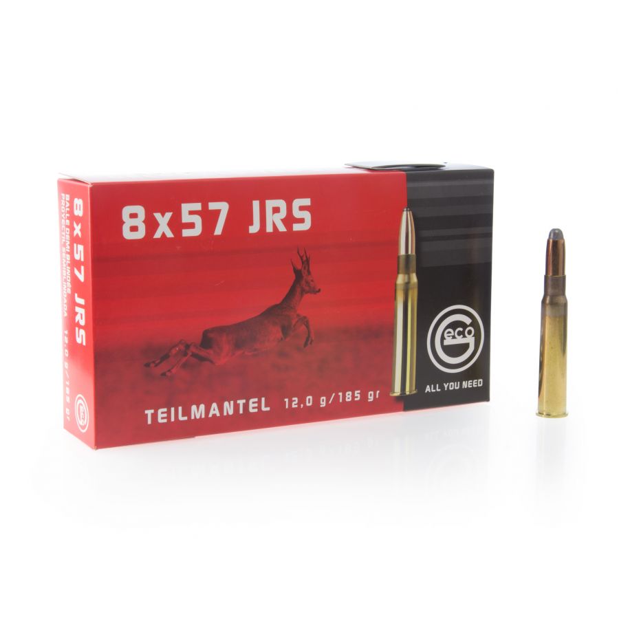 GECO ammunition cal. 8x57 JRS TM 12 g 1/2