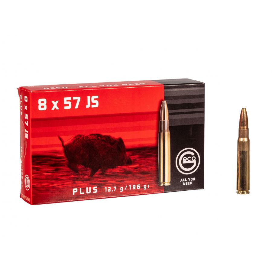 GECO ammunition cal. 8x57 JS Plus 12.7 g 1/3