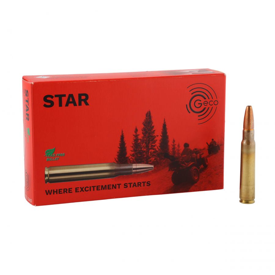 GECO ammunition cal. 8x57 JS Star 10.4 g 1/4