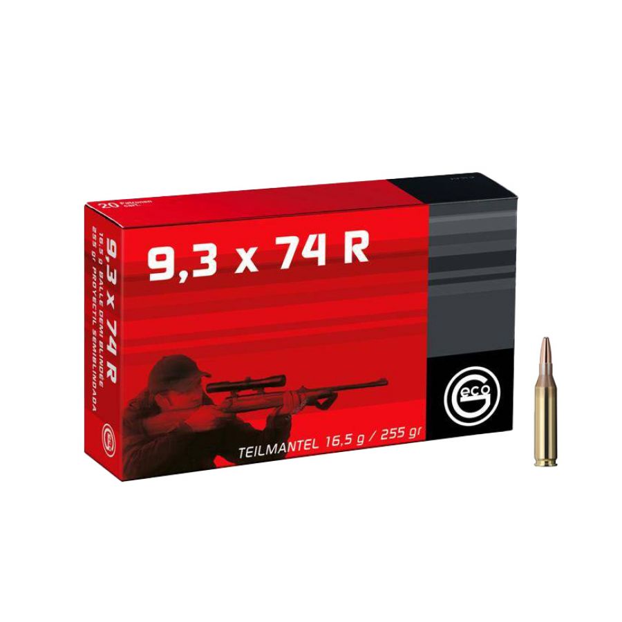GECO ammunition cal. 9.3x74 R TM 16.5 g 1/1