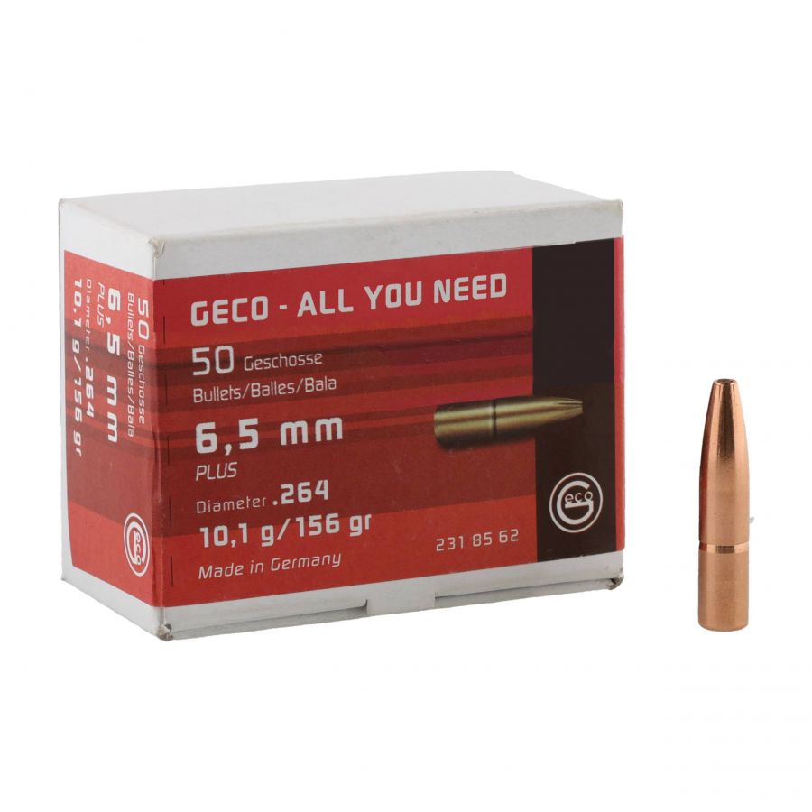 GECO cal. 6.5mm 10.1g / 156 gr bullet 1/4
