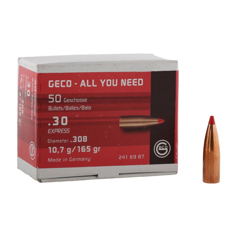 GECO Express bullet cal.30 10.7g / 165 gr 1/4