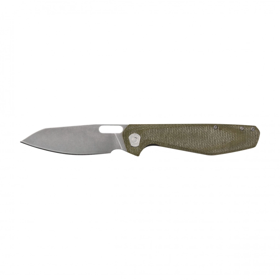 Gerber Slimsada D2 micarta olive knife 1/6