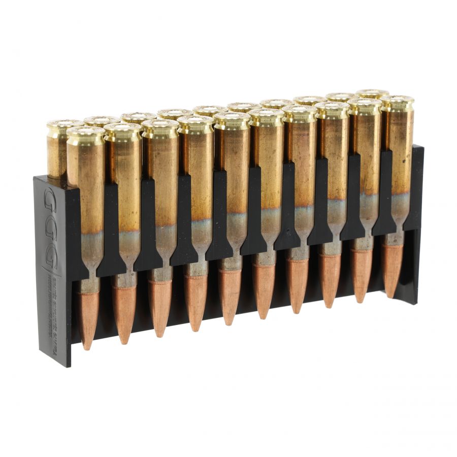 GGG cal .308 Win 168 gr Nosler HPBT ammunition 3/5