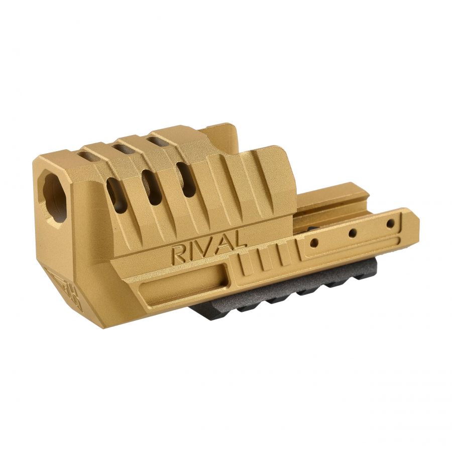 GK Arms compensator for Canik Rival gold-gray 1/4