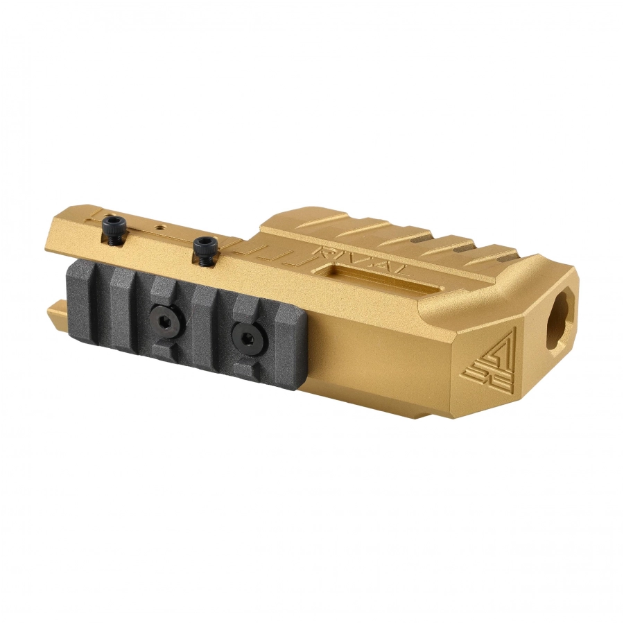 GK Arms compensator for Canik Rival gold-gray 3/4