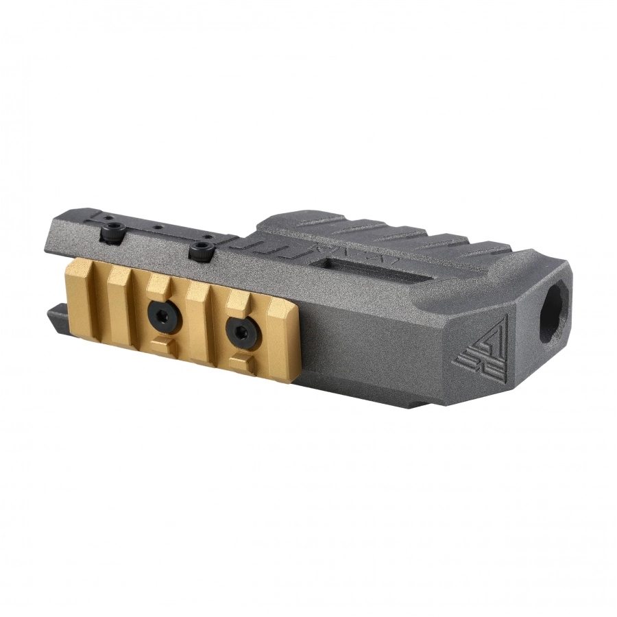 GK Arms compensator for Canik Rival grey-gold 3/4