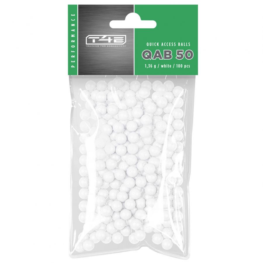 Glass-polymer balls T4E Performance QAB .50 100 1/1