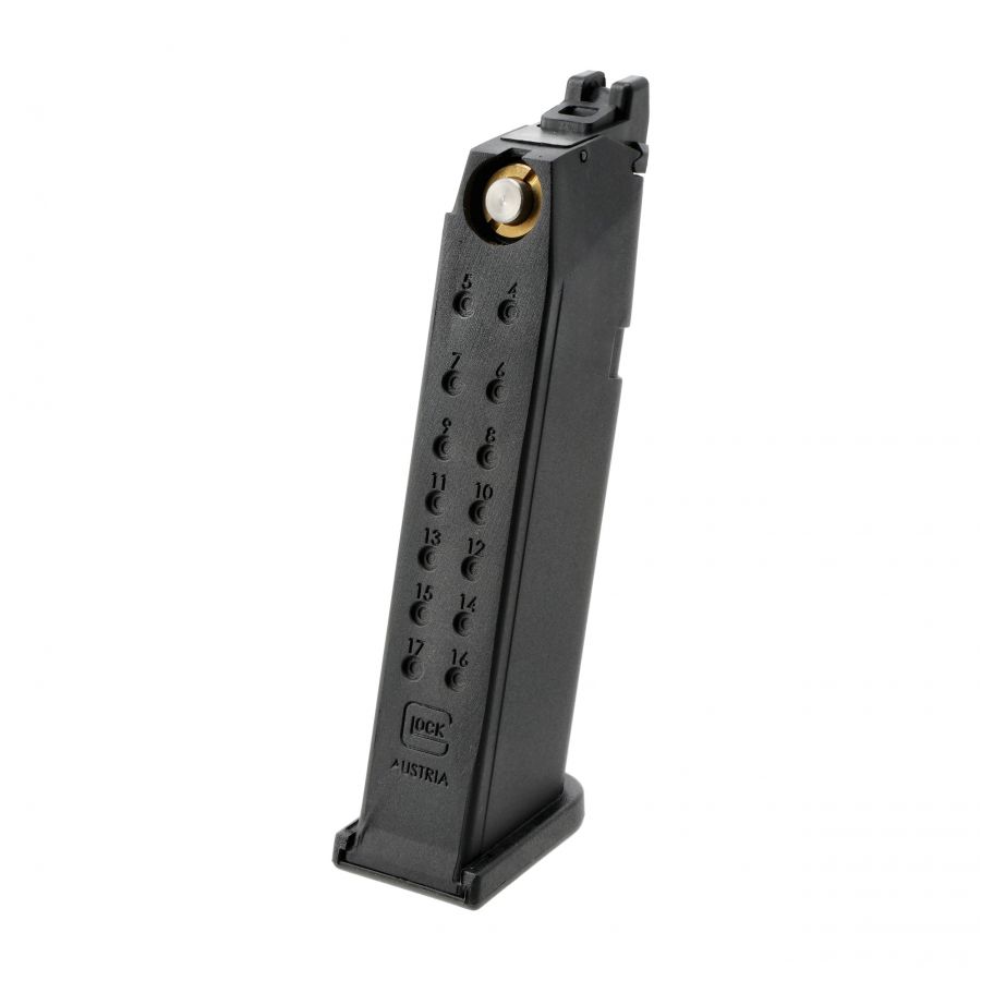 Glock 17. 6 mm green gas ASG magazine 3/4