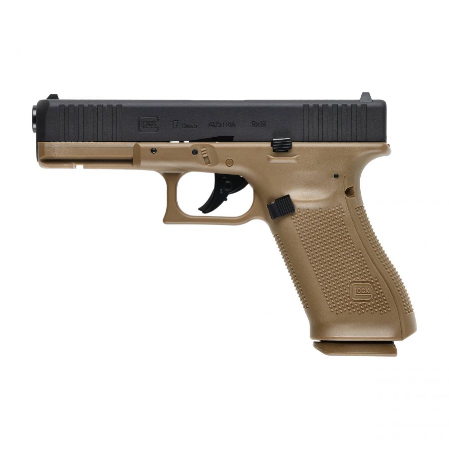 Glock 17 gen 5. 4.5 mm BB coyot air pistol 1/11