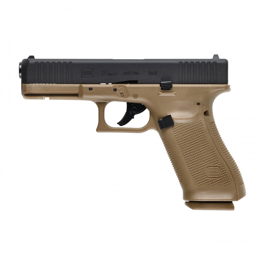 Glock 17 gen 5. 4.5 mm BB coyot air pistol 1/12