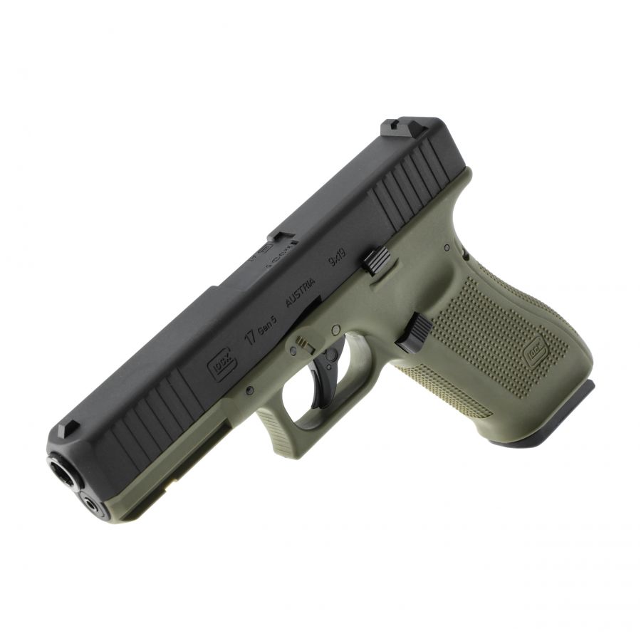 Glock 17 gen 5. 4.5 mm CO2 green air pistol 3/9