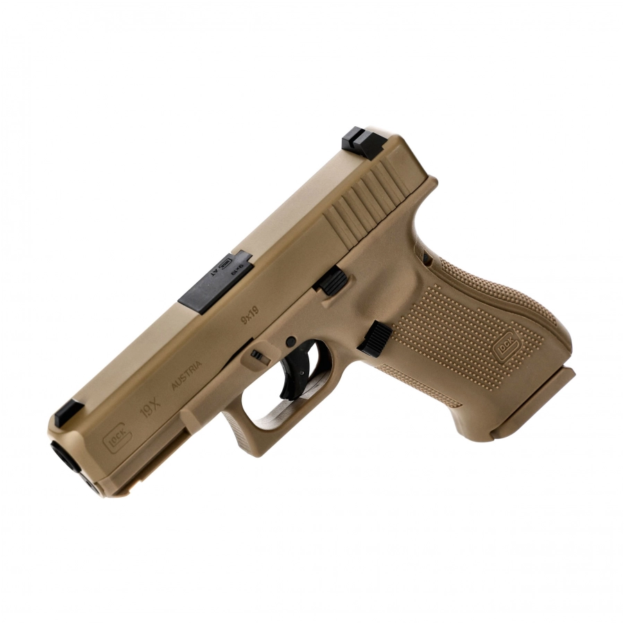 Glock 19X 4.5mm coyote air pistol 3/8