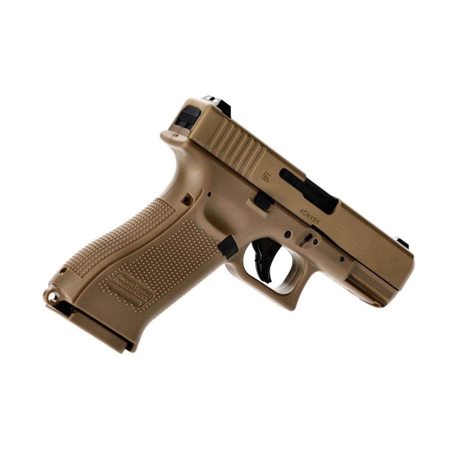 Glock 19X blowback 4.5 mm coyot wind gun 4/9