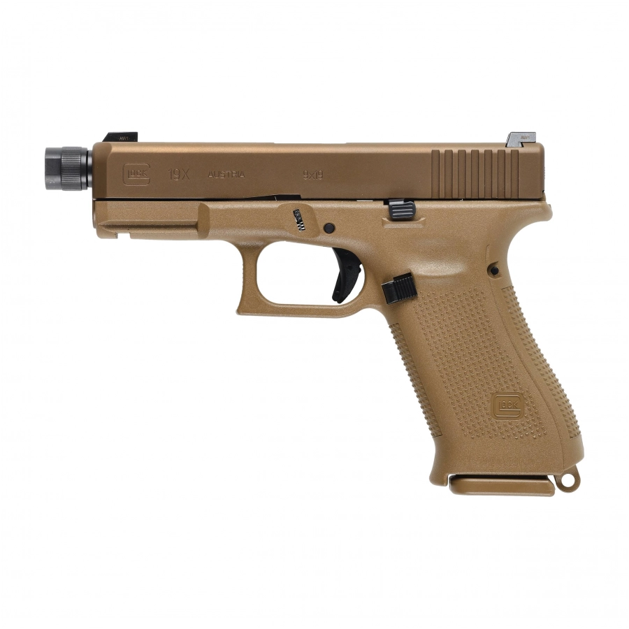 Glock 19X Coyote GW pistol 9 mm cal. 1/12