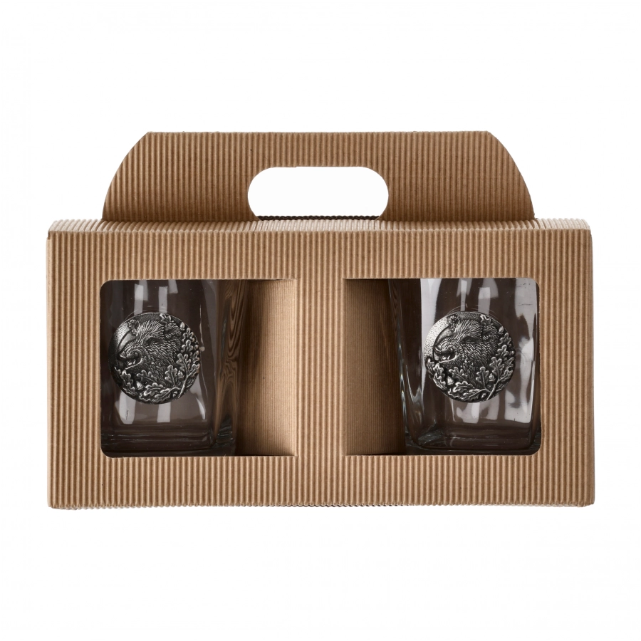 Golden Fox Geo whiskey glasses 2 pcs. 4/5