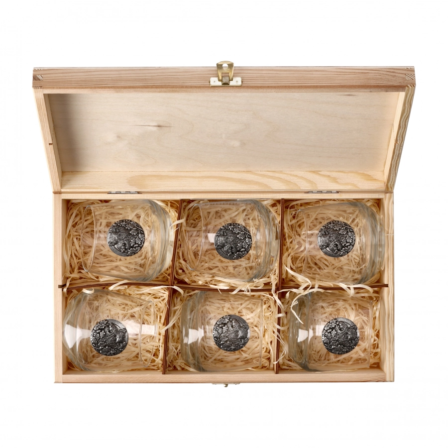 Golden Fox Luna Boar whiskey glasses 6 pcs. 4/6