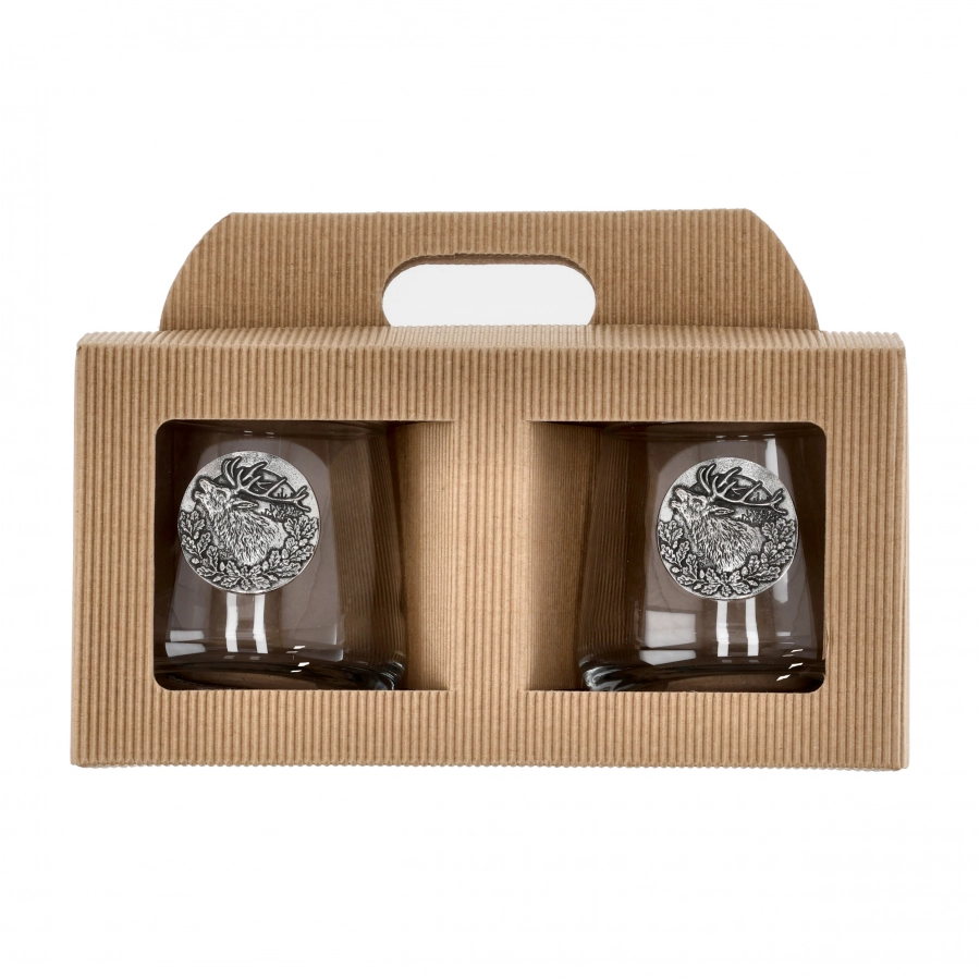 Golden Fox Luna Deer whiskey glasses 2 pcs. 4/5